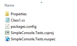 nuget-pack-project